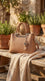 Beige Formal Hand Bag For Women P36558