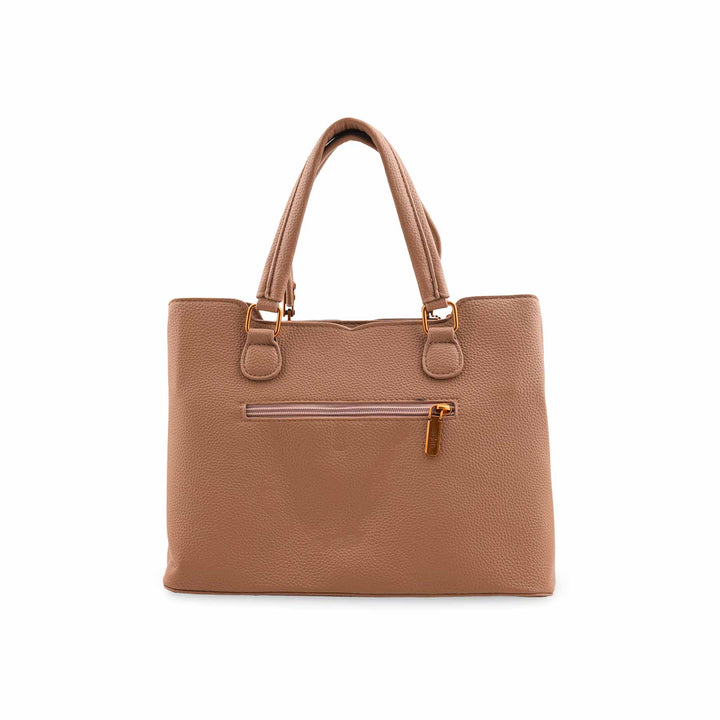 Fawn Formal Hand Bag For Ladies P36596