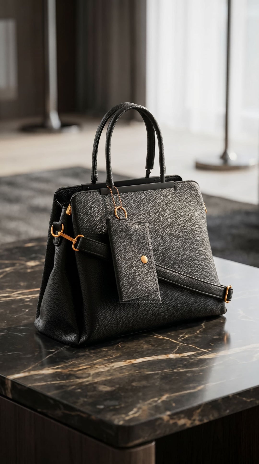 Black Formal Hand Bag For Ladies P36597