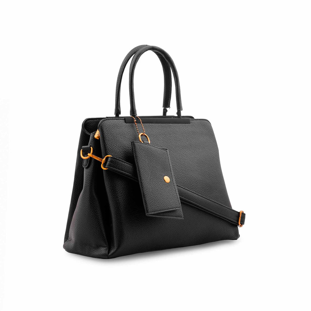 Black Formal Hand Bag For Ladies P36597