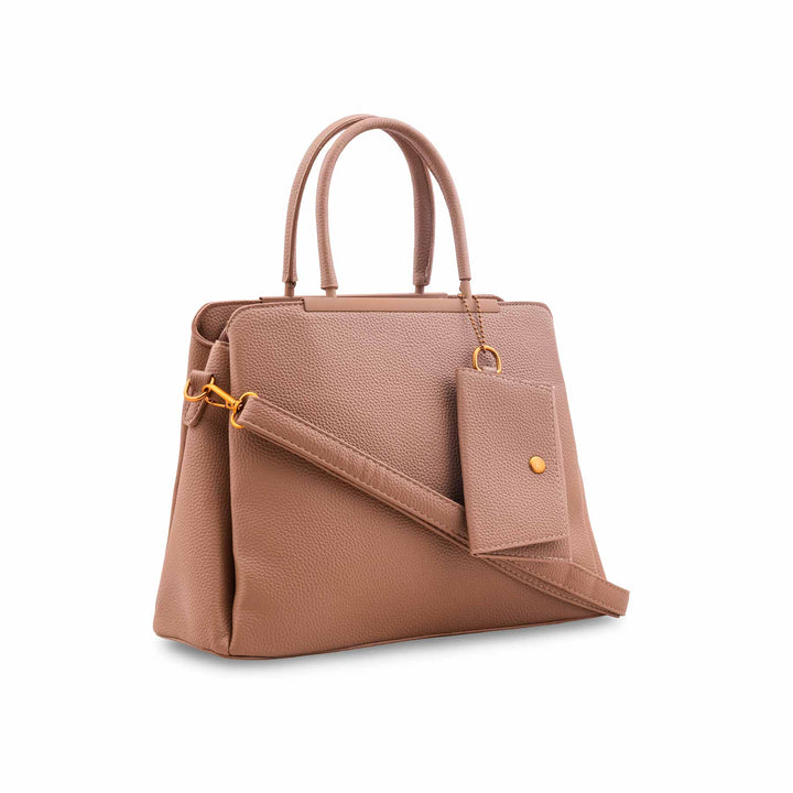 Fawn Formal Hand Bag For Ladies P36597
