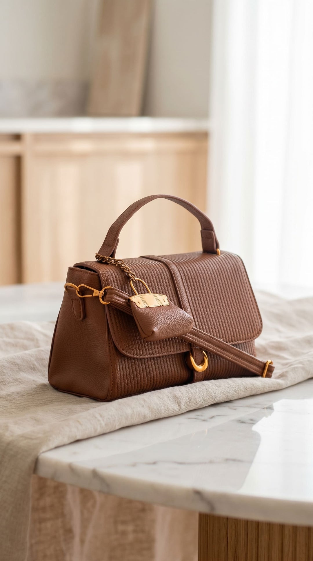 Brown Formal Hand Bag For Women P36609