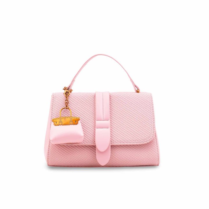 Pink Formal Hand Bag For Ladies P36612