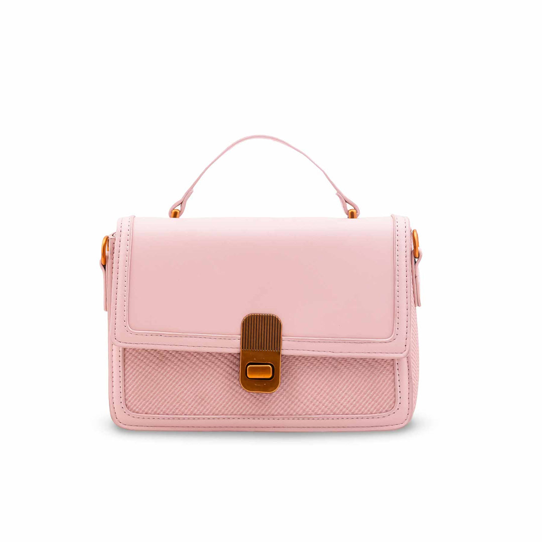 Pink Formal Shoulder Bag For Ladies P36613