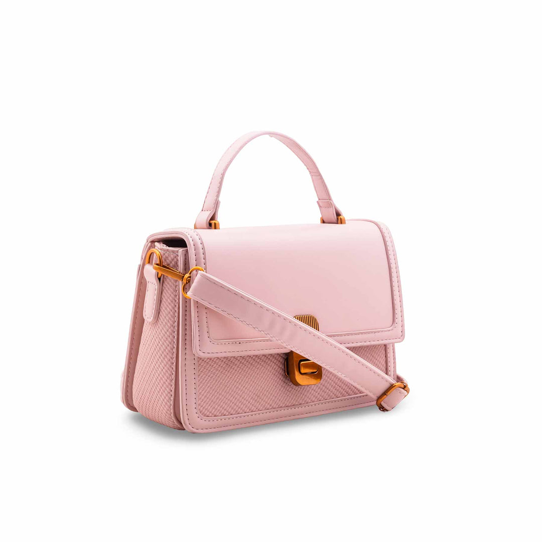 Pink Formal Shoulder Bag For Ladies P36613