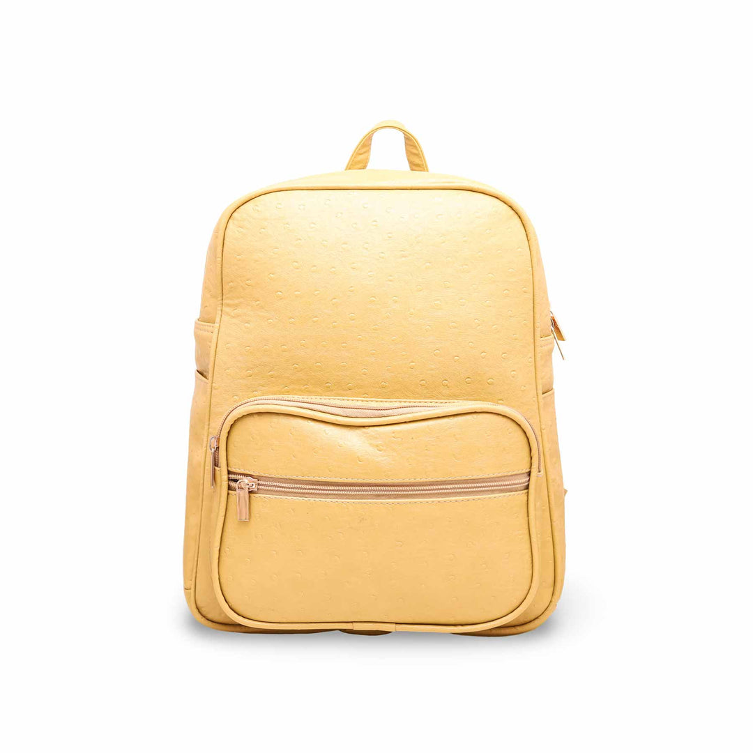 Yellow Casual Backpack P47439