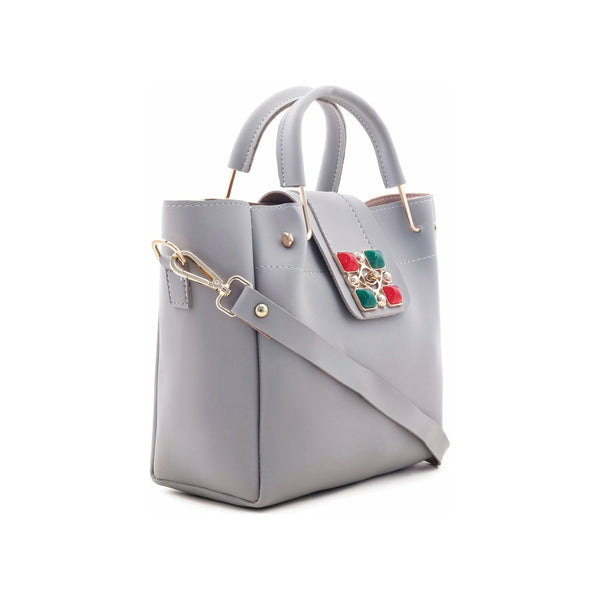 Grey Formal Shoulder Bag P54280