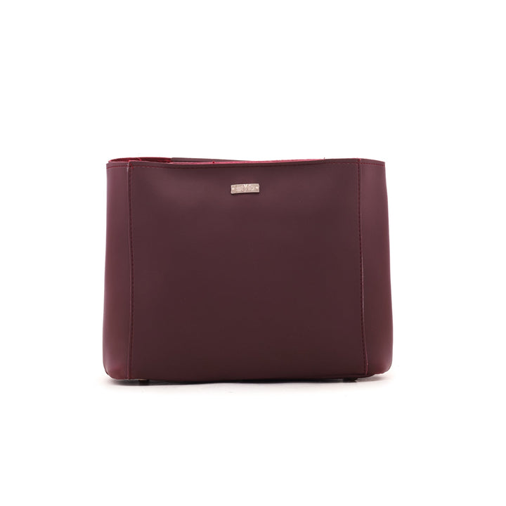 Maroon Formal Shoulder Bag P54285