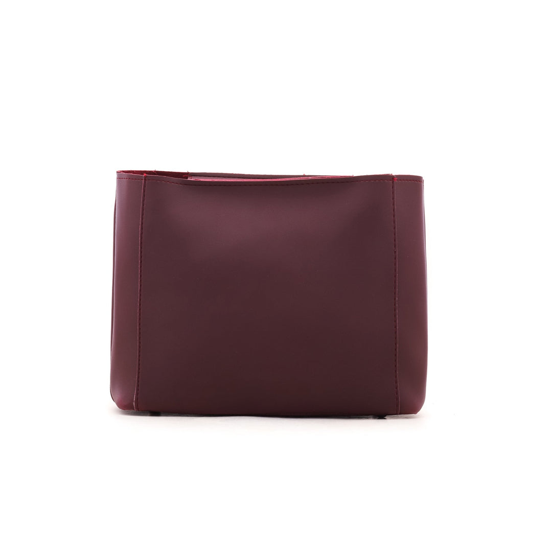 Maroon Formal Shoulder Bag P54285