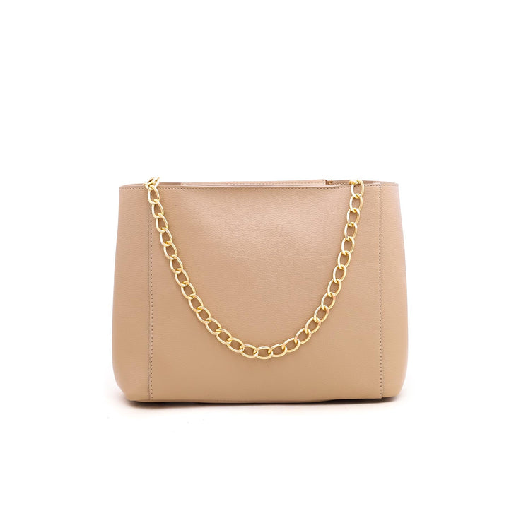 Beige Formal Shoulder Bag P54285