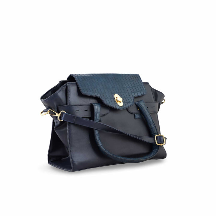 Blue Formal Hand Bag P54356