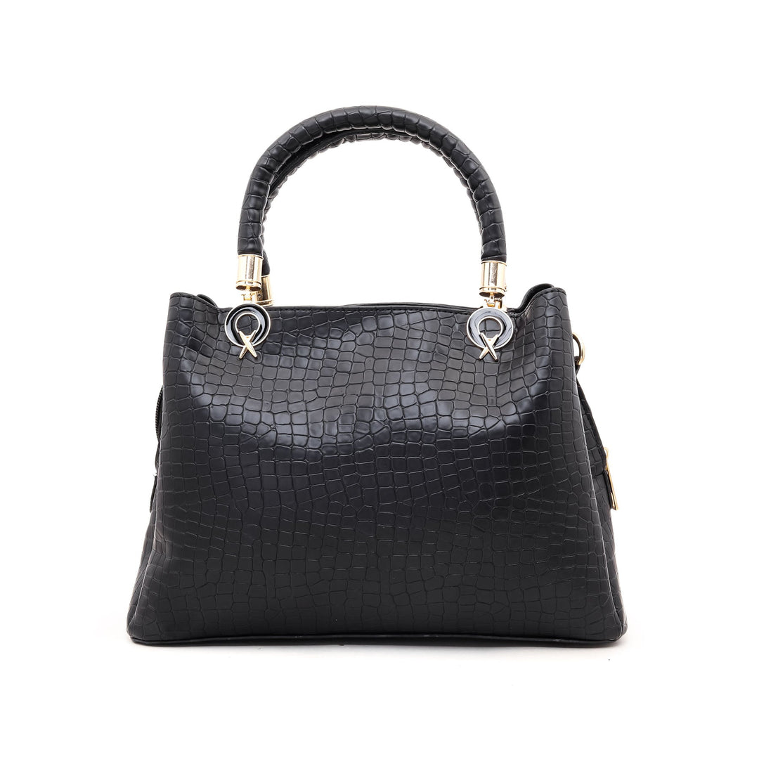 Black Formal Hand Bag P54371