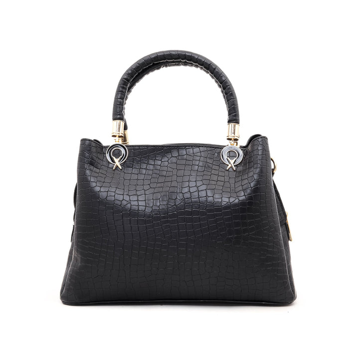 Black Formal Hand Bag P54371