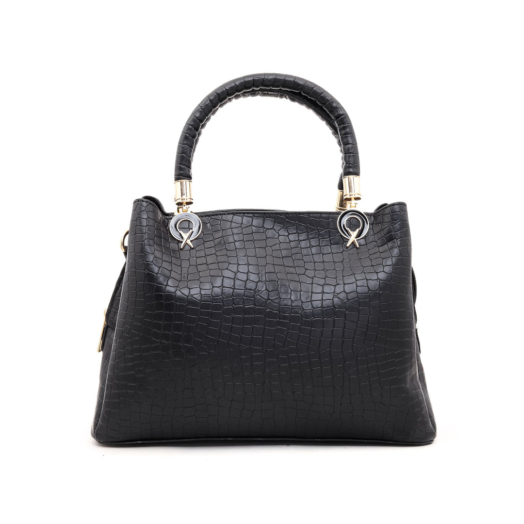Black Formal Hand Bag P54371