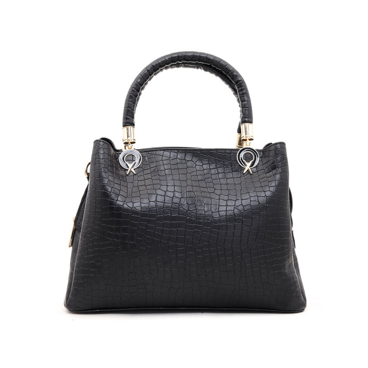Black Formal Hand Bag P54371