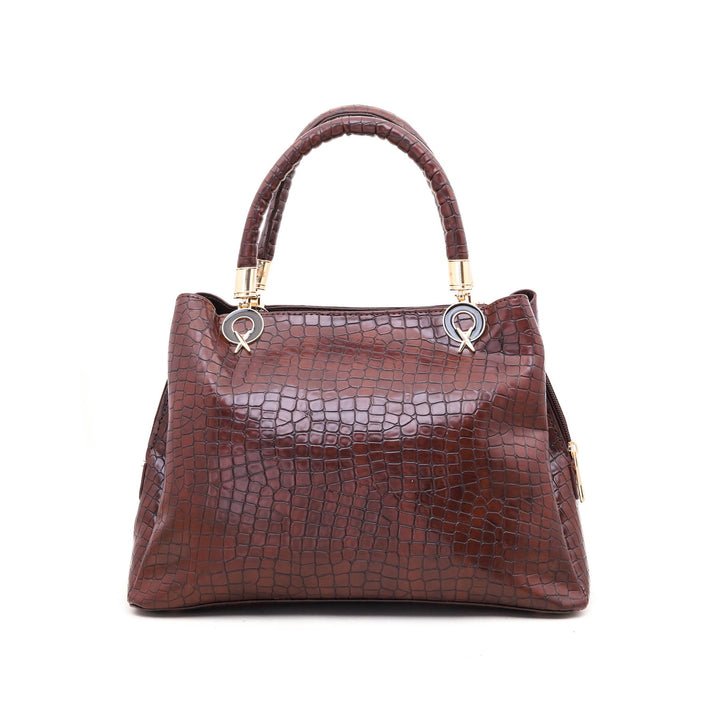 Coffee Formal Hand Bag P54371