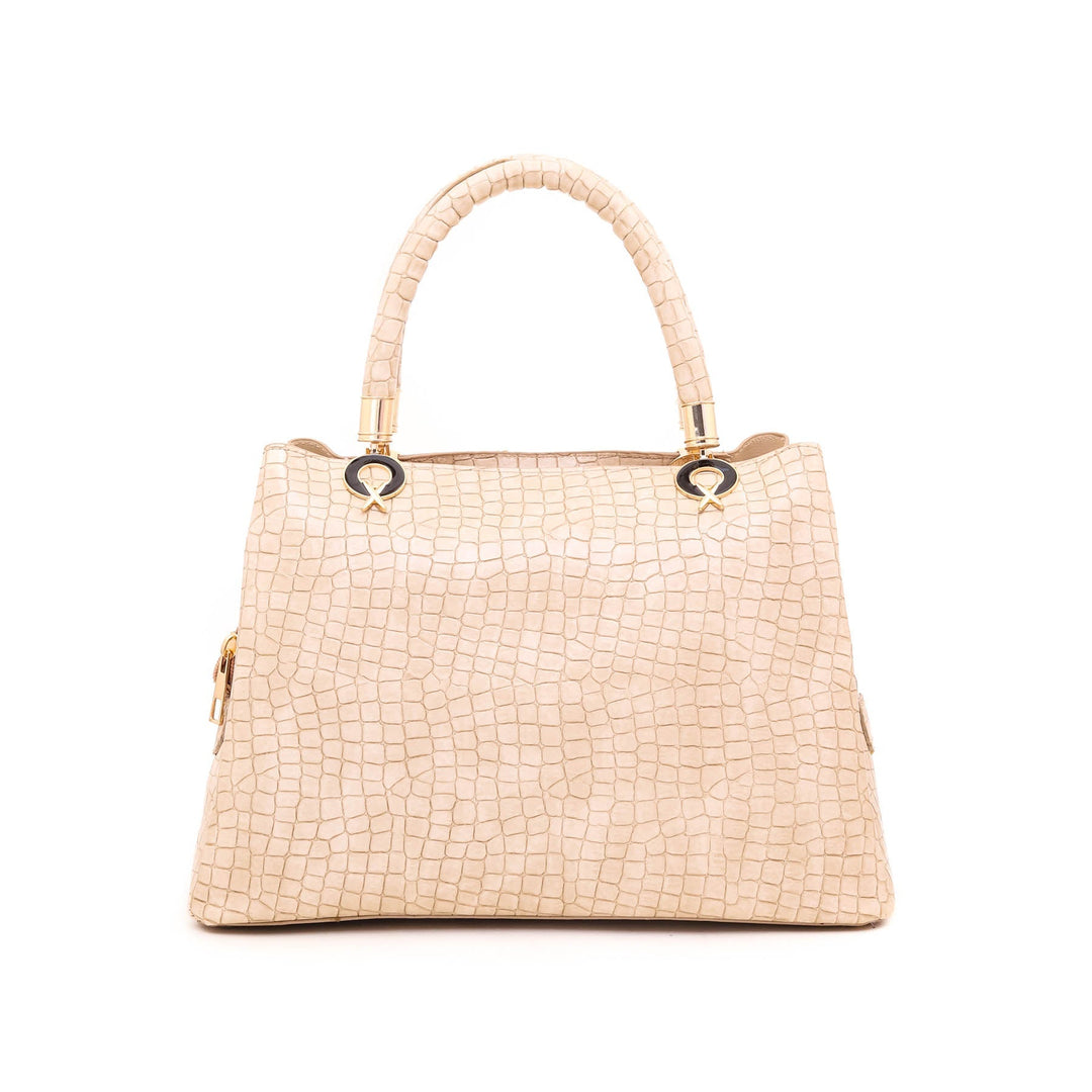 Beige Formal Hand Bag P54371