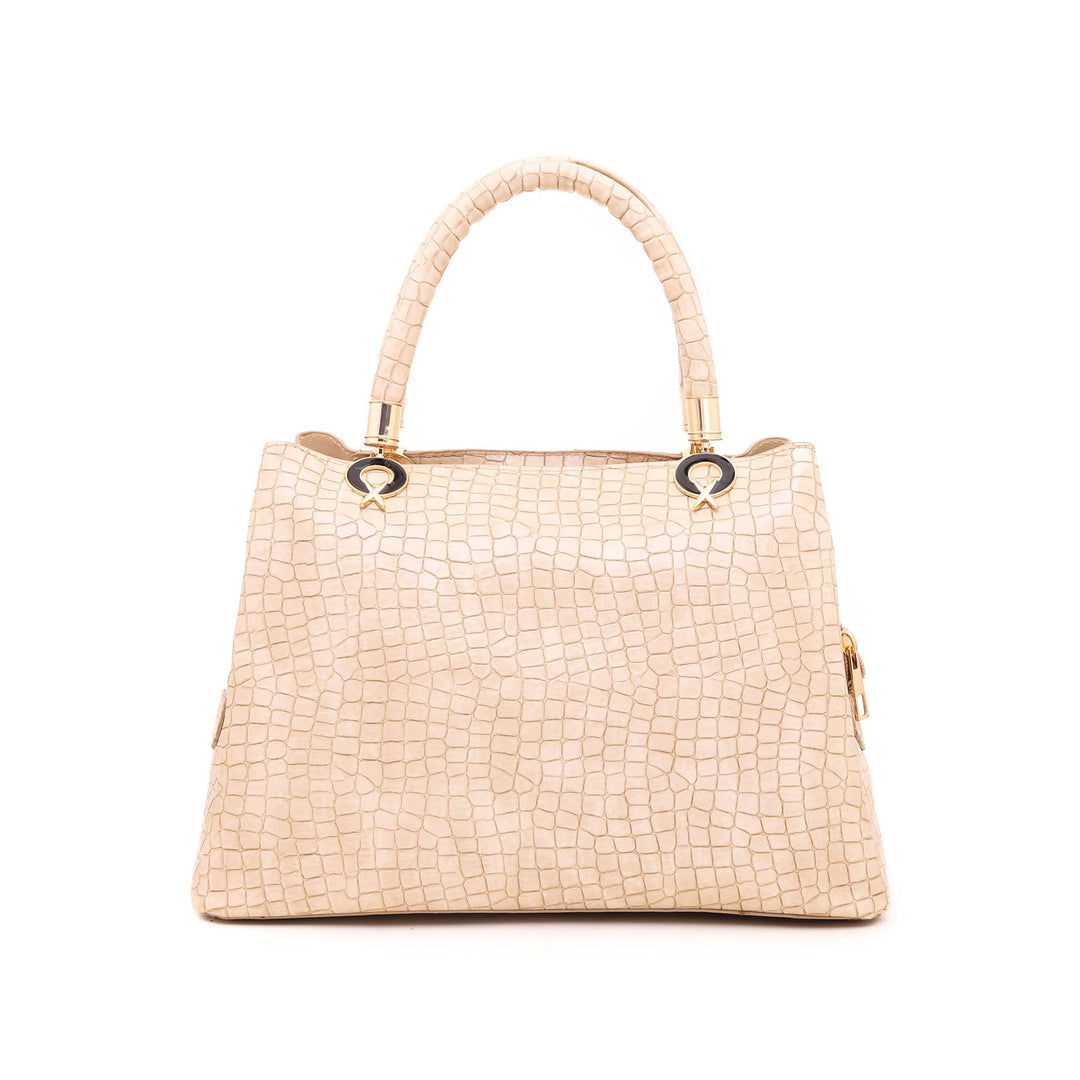 Beige Formal Hand Bag P54371