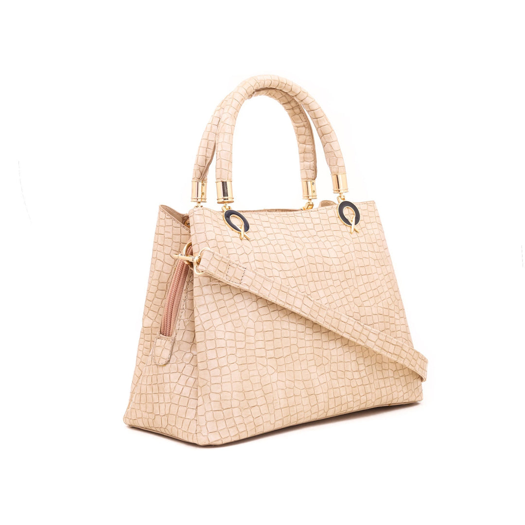 Beige Formal Hand Bag P54371