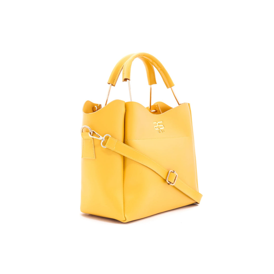 Yellow Formal Hand Bag P54705