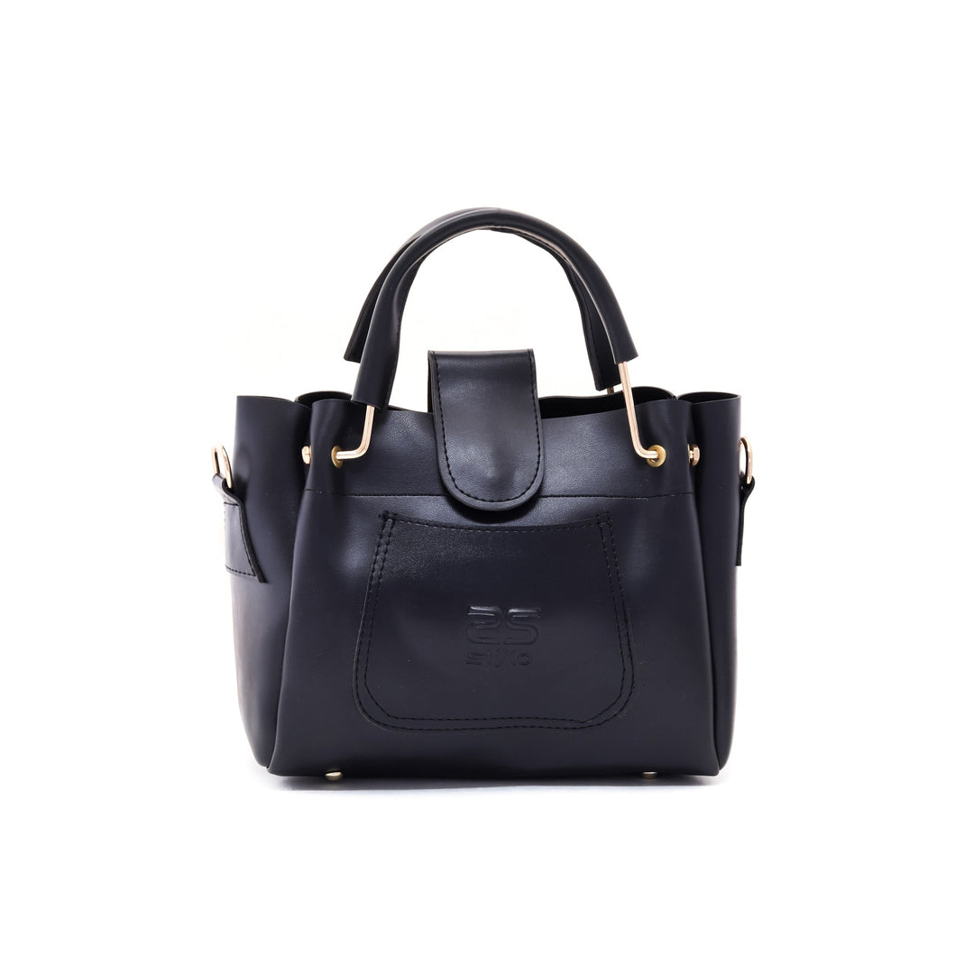Black Casual Hand Bag P55117