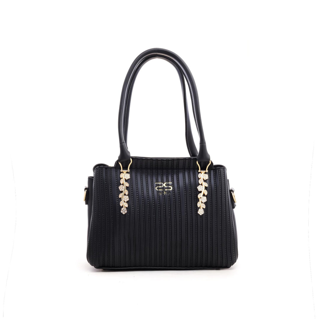 Black Casual Hand Bag P55277