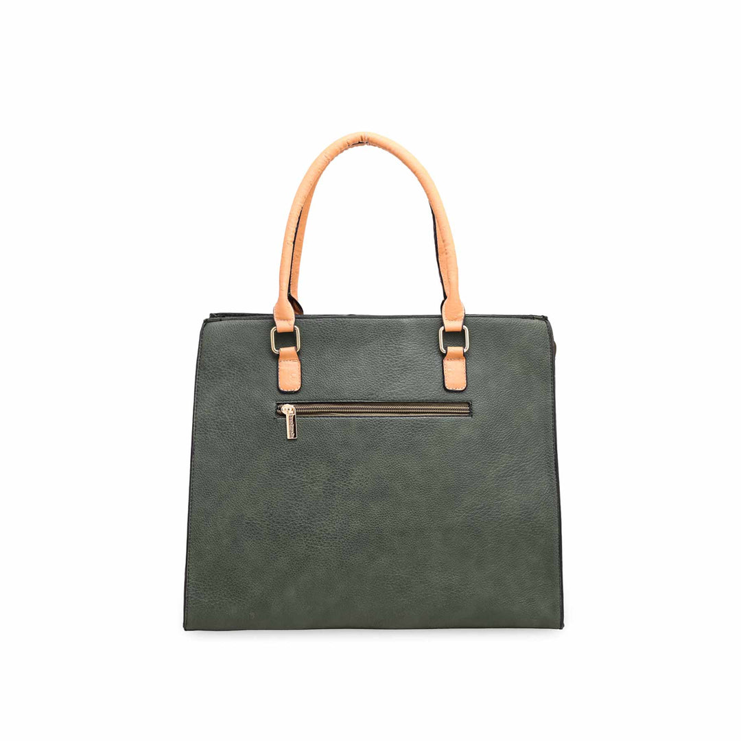 Green Formal Hand Bag P55575