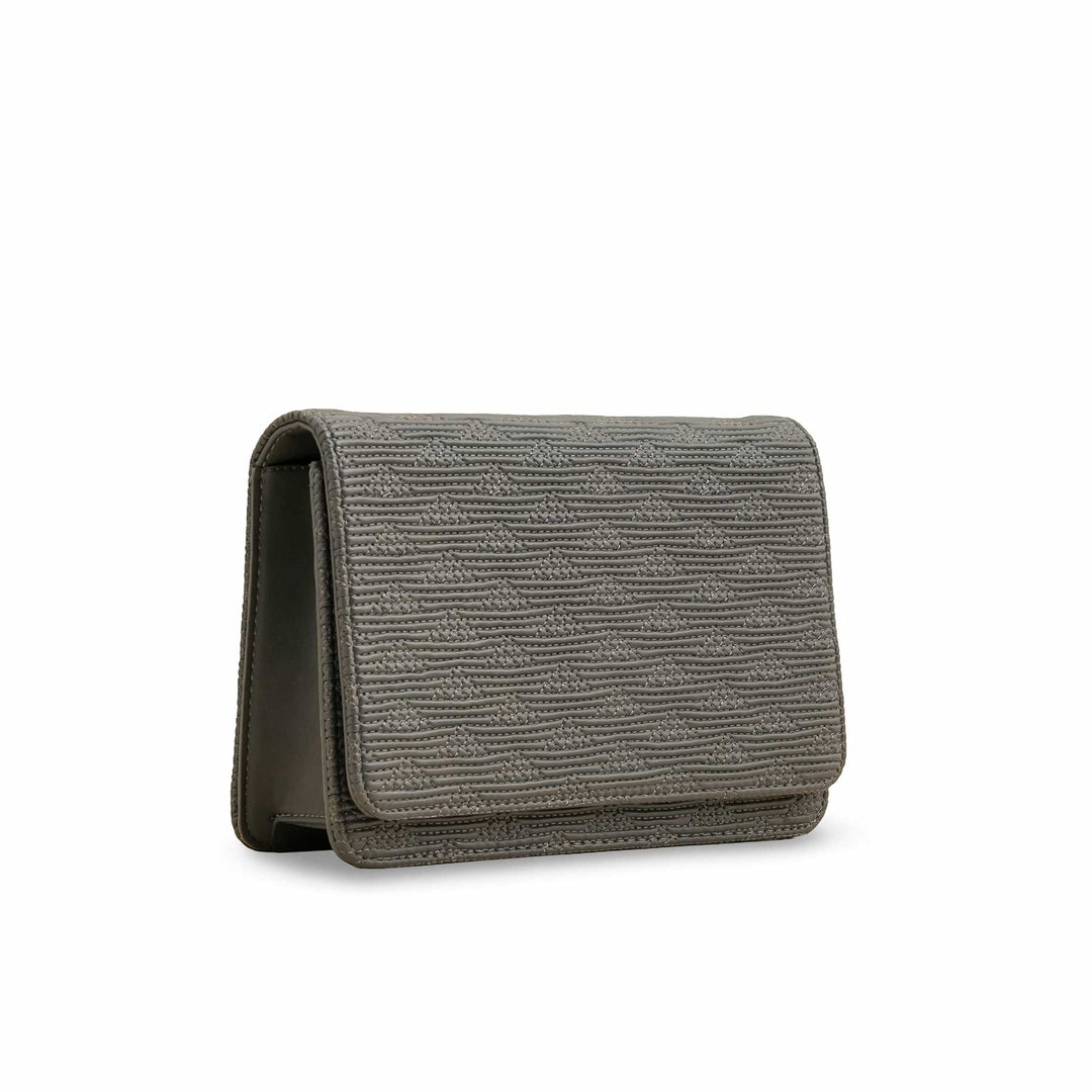 Grey Fancy Shoulder Bag P55617