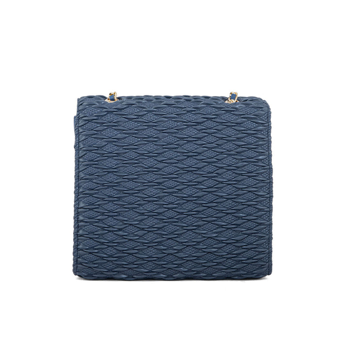 Blue Women Formal Shoulder Bag P55621