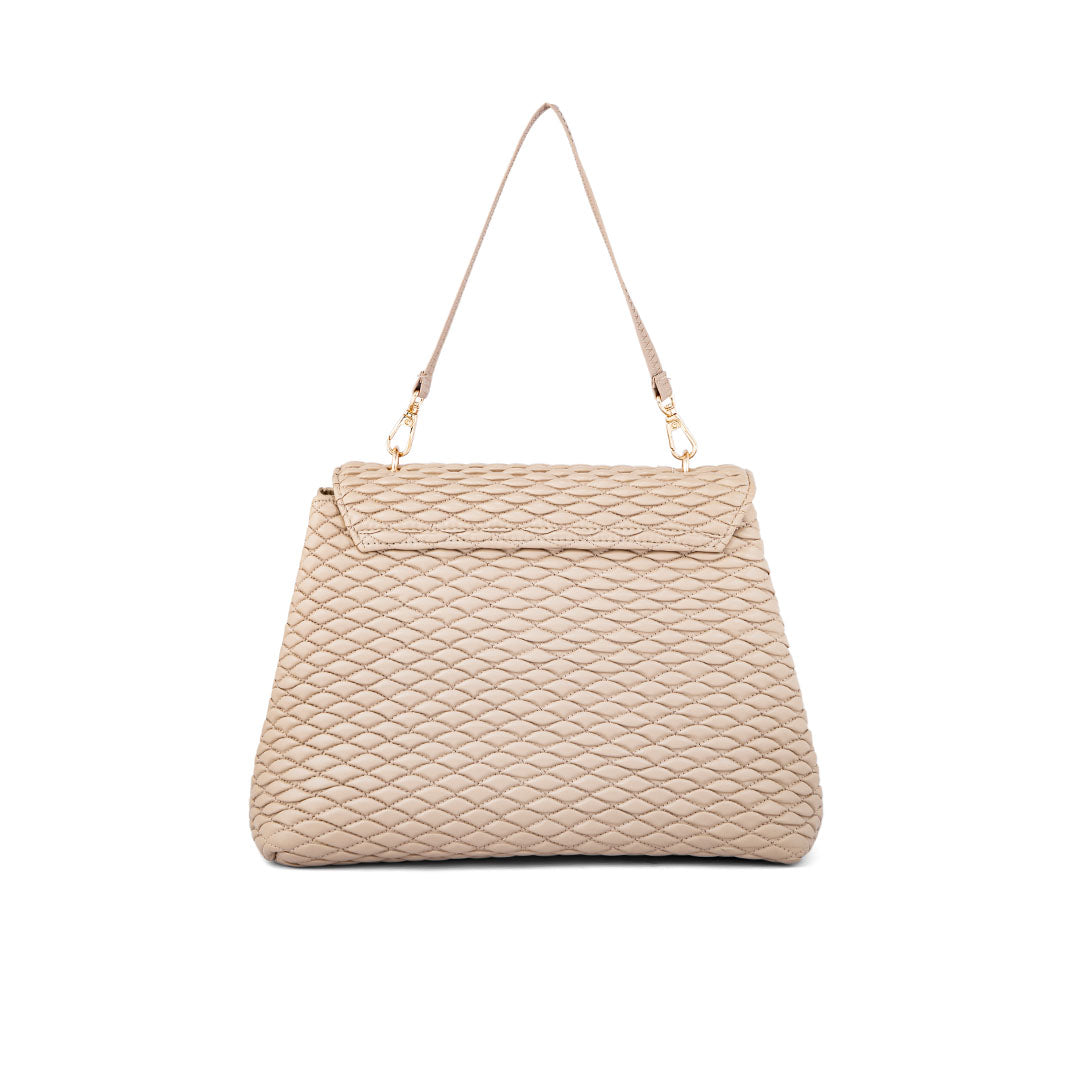 Beige Casual Hand Bag P55633
