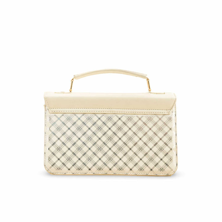 White Formal Shoulder Bag P55643