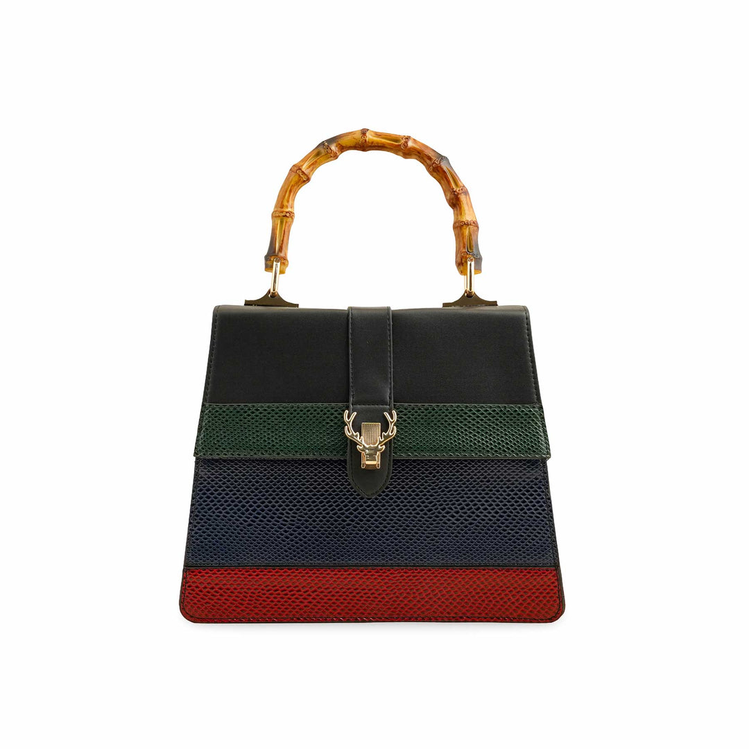 Black Formal Shoulder Bag P55644
