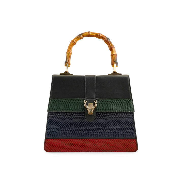 Black Formal Shoulder Bag P55644
