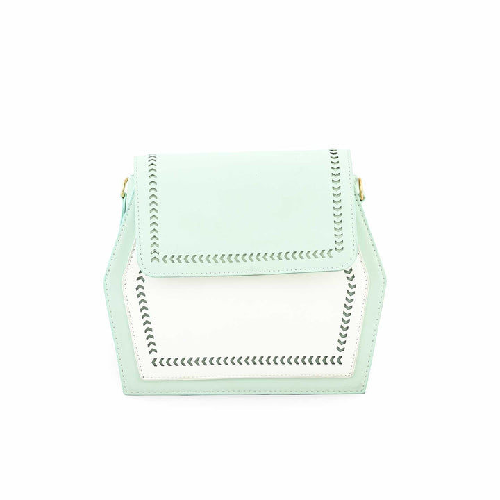 Green Women Formal Shoulder Bag P55646