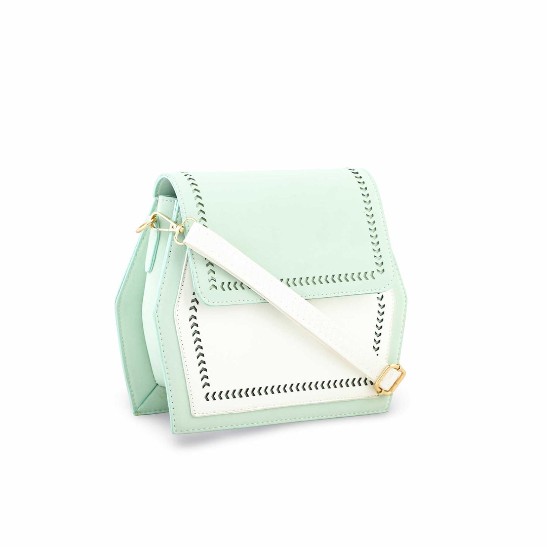 Green Women Formal Shoulder Bag P55646