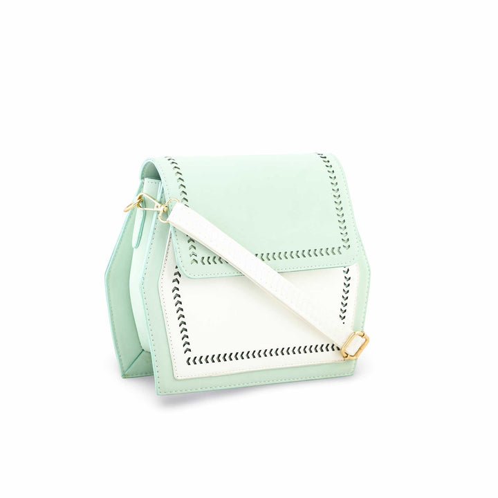 Green Women Formal Shoulder Bag P55646