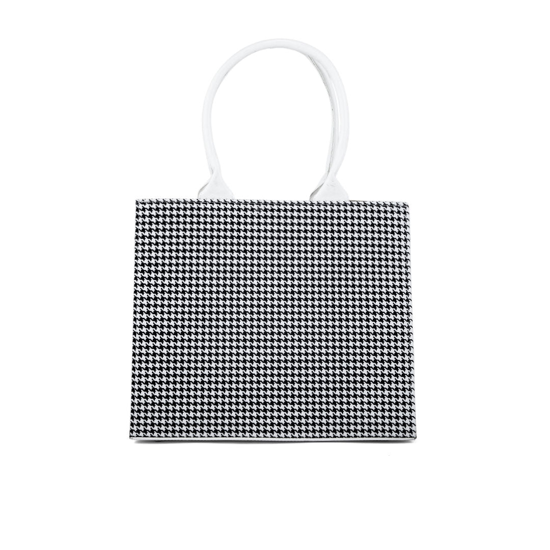 White Formal Hand Bag P55652