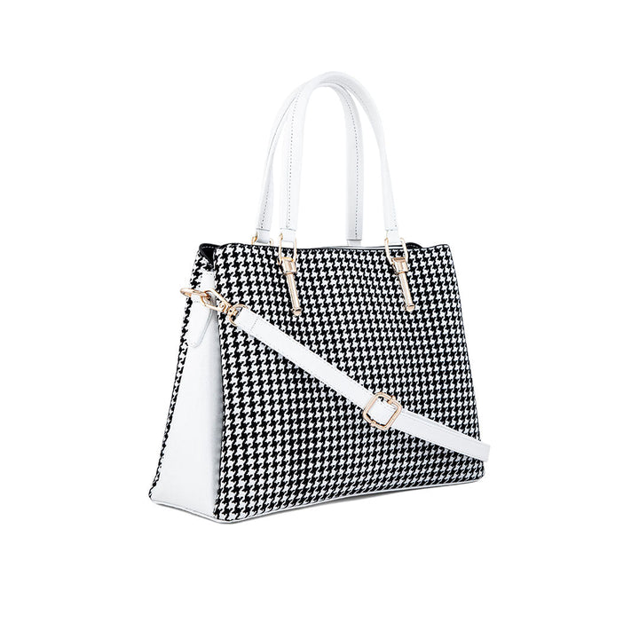White Formal Hand Bag P55654