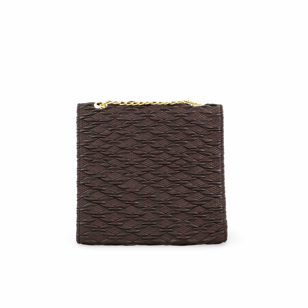 Coffee Casual Shoulder Bag For Women P55658