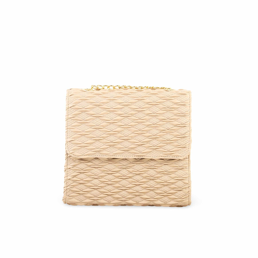 Beige Casual Shoulder Bag For Women P55658