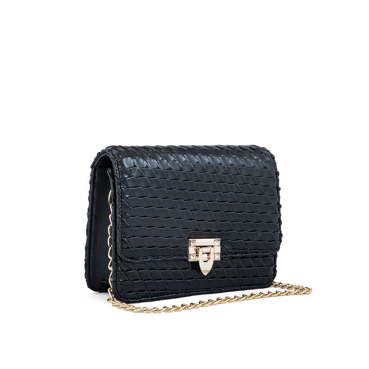 Black Casual Shoulder Bag For Ladies P55660