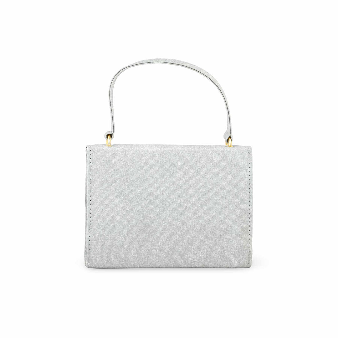 Silver Casual Shoulder Bag For Ladies P55703