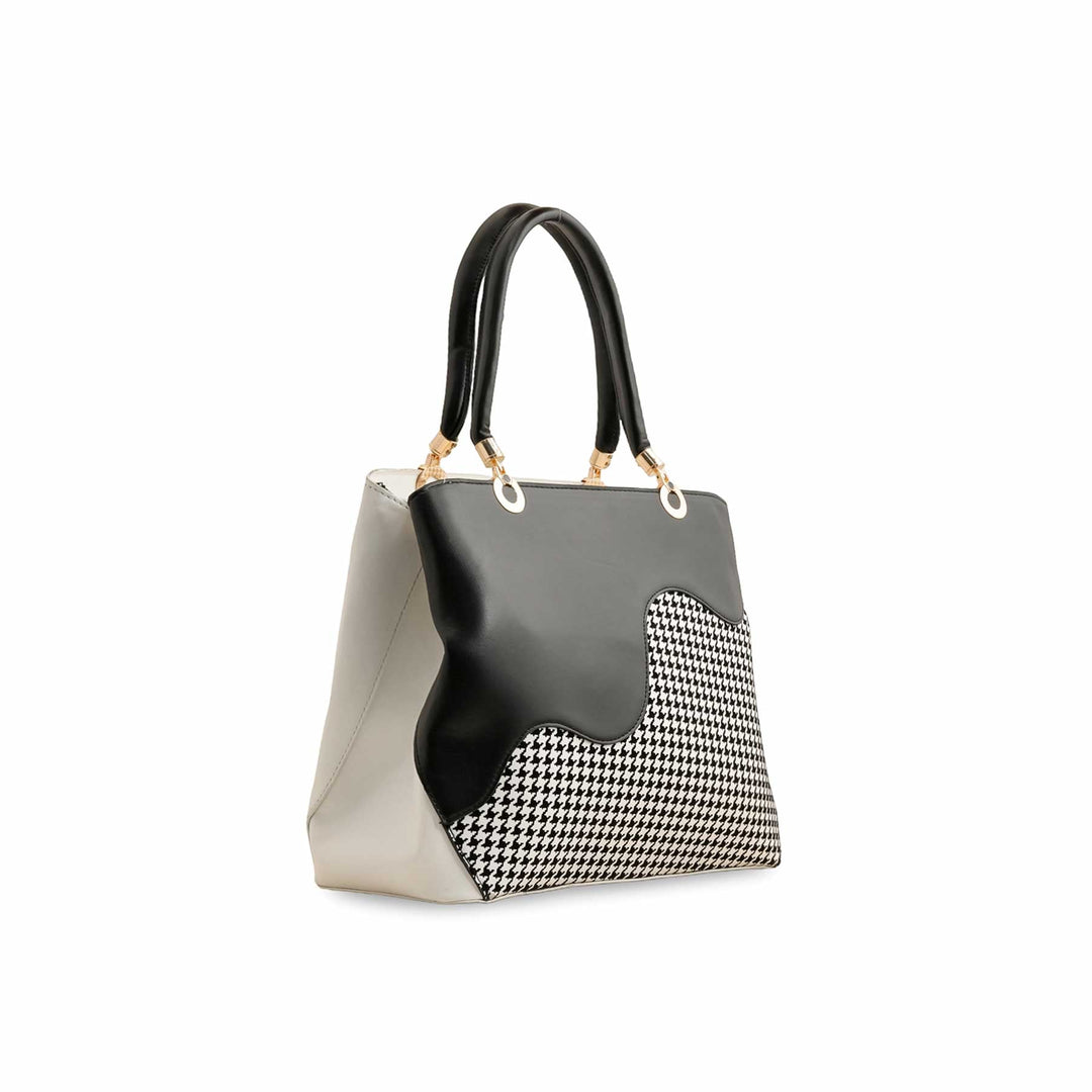 White Formal Hand Bag P55713