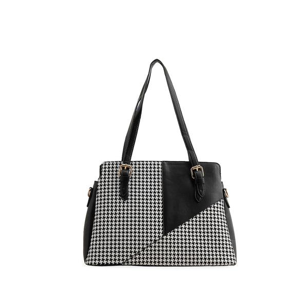 Black Formal Hand Bag P55715