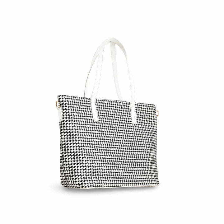White Formal Shoulder Bag P55722