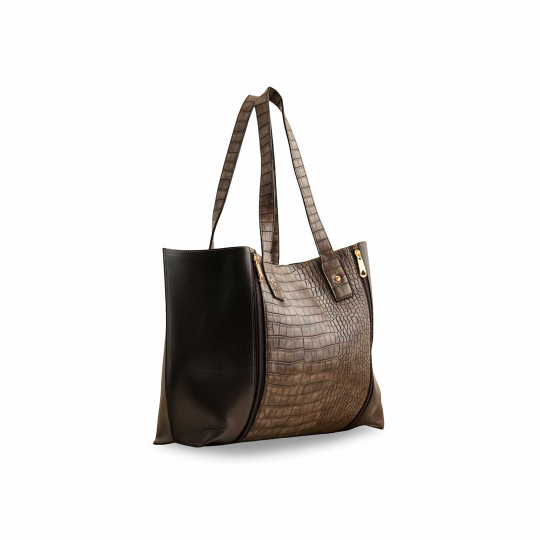Brown Formal Shoulder Bag P55729