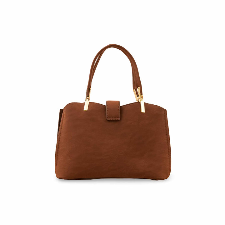 Brown Formal Hand Bag For Ladies P55736