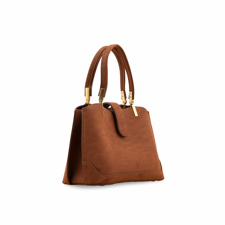 Brown Formal Hand Bag For Ladies P55736