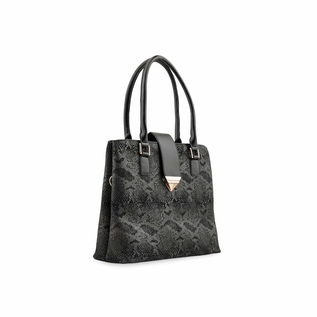 Black Formal Hand Bag P55740