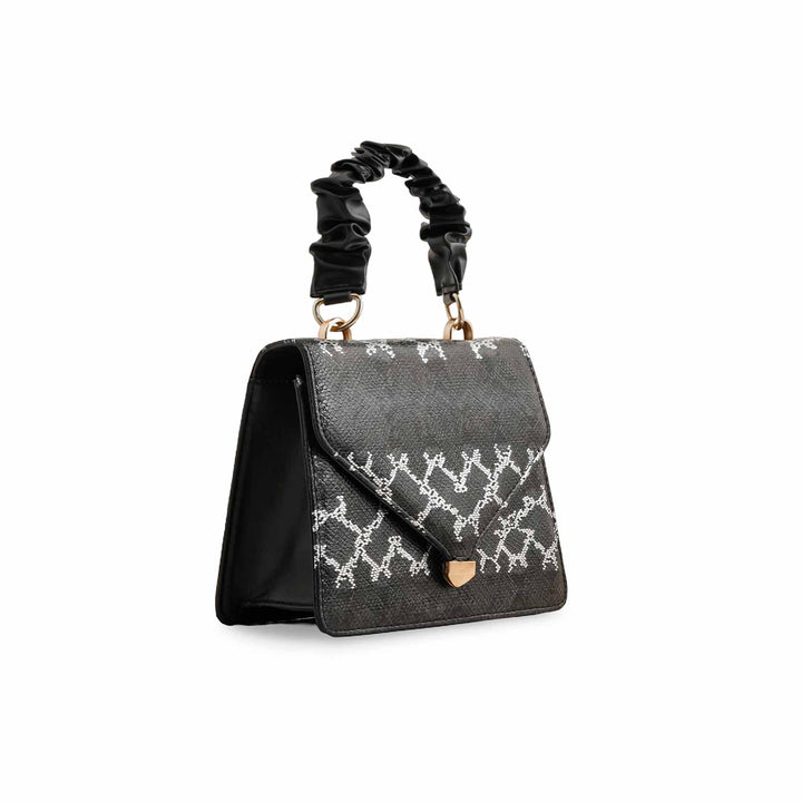 Black Casual Shoulder Bags P55745